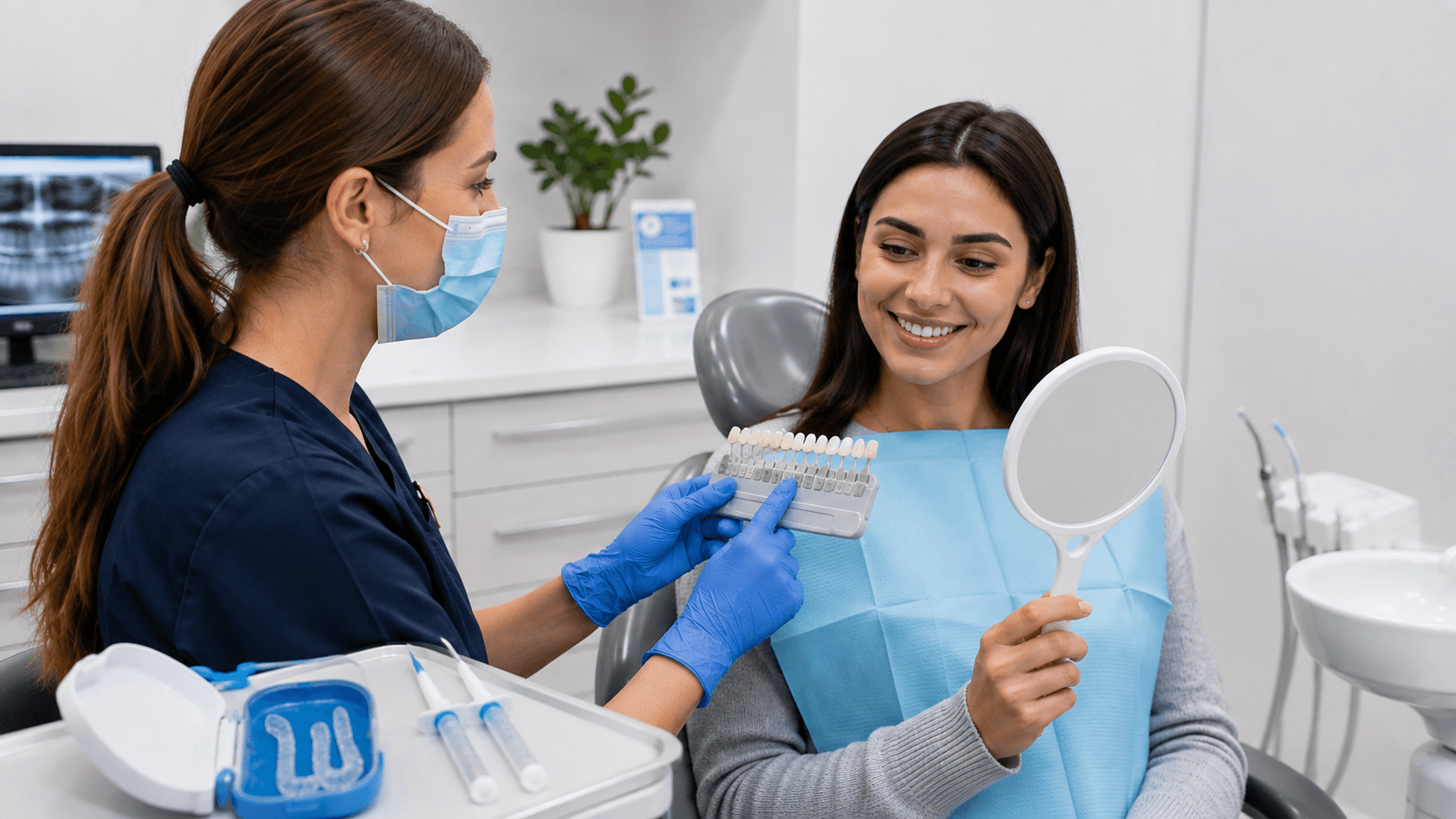 Long-term teeth whitening maintenance and top-up treatment options